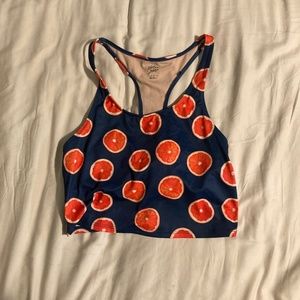 Kortni Jeane Oranges Racerback Top